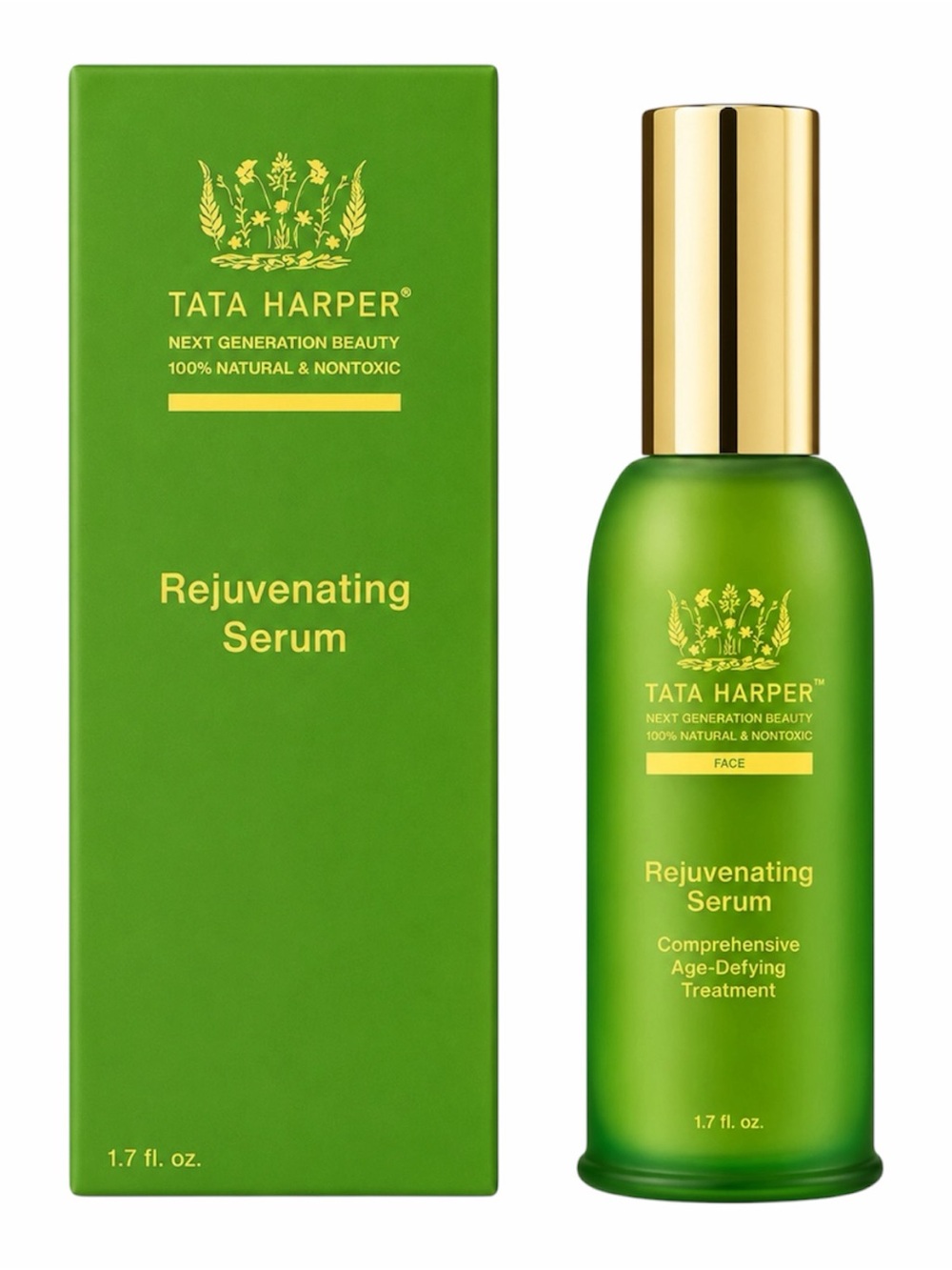 TATA HARPER SKINCARE REJUVENATING SERUM 50ML - BNIB (OUTER BOX IS DISTRESSED)